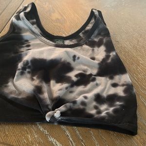 tie dye crop top